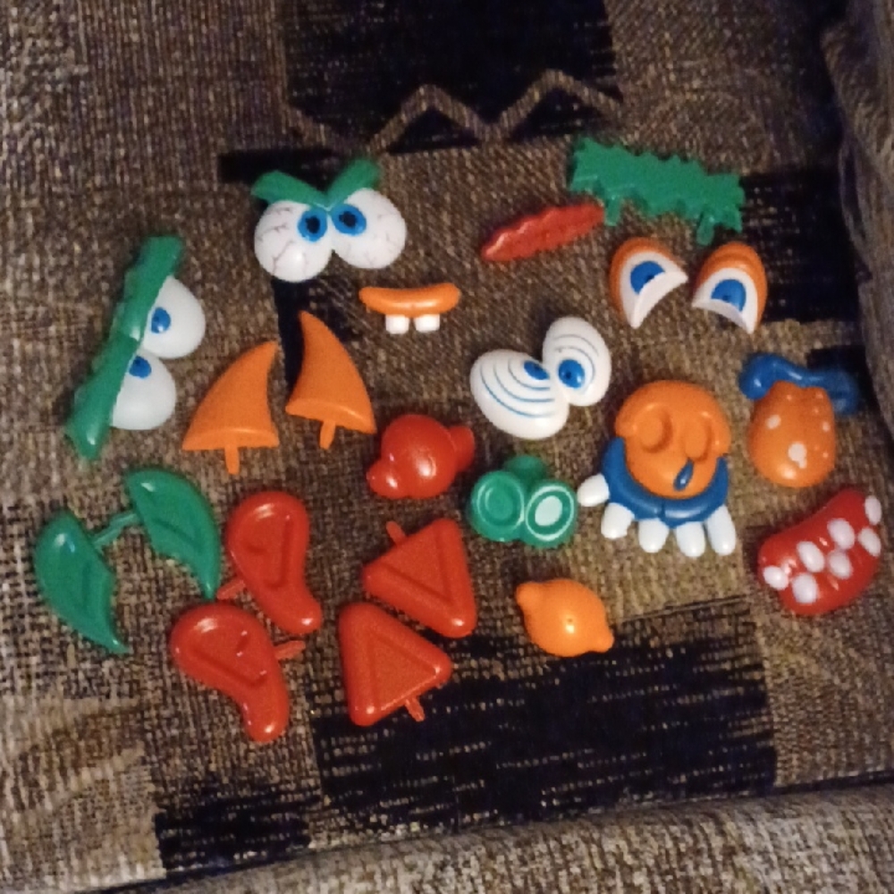 4/$30 New Colorful Pumpkin Mix-and-Match Face Parts